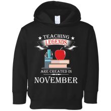 Teaching Legends are Created in November T-Shirt