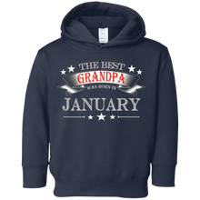 Mens The Best Grandpa was Born in January T-Shirt