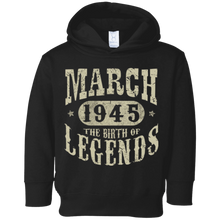 73 years Old 73rd Birthday March 1945 Birth of Legend TShirt