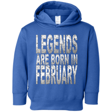 Legends Are Born In February T-Shirt for Birthday