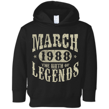 30 years Old 30th Birthday March 1988 Birth of Legend TShirt