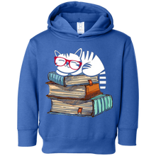 Cat Book Nerd Reader With Glasses Cute Geek Funny T-shirt
