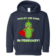 Funny Pickles Are Born In February Birthday Gift T-Shirt