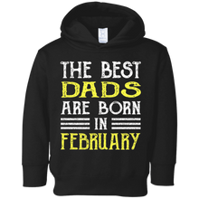 Best Dads Are Born in February men's T-shirt Funny Dad shirt