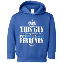 February Girl T-Shirt Sorry This Guy Is Already Taken By A