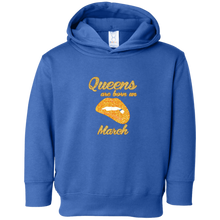 Queens Are Born In Lip March T-shirt