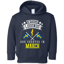 Funny Swedish Legends Are Created In March T-shirt Sweden