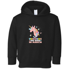 Pink Unicorns Are Born In March T-shirt for Birthday Girl