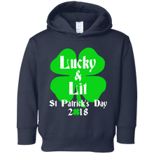 Lucky & Lit St Patricks Day Shamrock Irish Drinking
