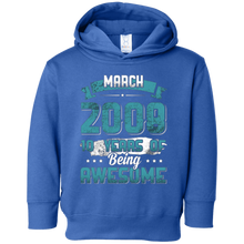 March 2008 Birthday 10 Years Of Being Awesome T-Shirt