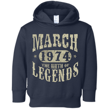 44 years Old 44th Birthday March 1974 Birth of Legend TShirt