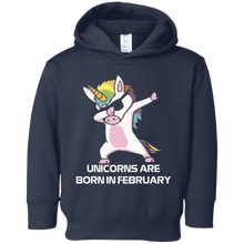 Unicorns are Born in FEBRUARY Cute Dabbing Birthday T Shirt