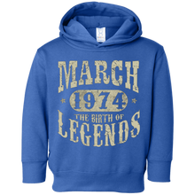 44 years Old 44th Birthday March 1974 Birth of Legend TShirt