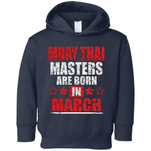 Muay Thai Masters Are Born in MARCH T-Shirt Distressed