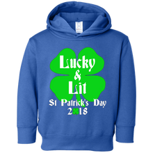 Lucky & Lit St Patricks Day Shamrock Irish Drinking