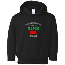 It's Not A Christmas Party Until A March Girl T-Shirt