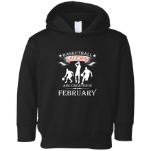 Basketball Legends are Created in February T-Shirt