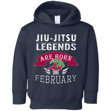 Classic Jiu-Jitsu Gift T-Shirt, Legends are Born in February