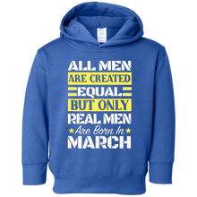Mens All Men Are Created Equal Best In March Birthday T Shirt