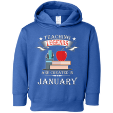 Teaching Legends are Created in January T-Shirt