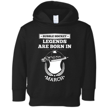 Bubble Hockey Legends Are Born In March T-Shirt