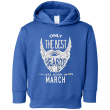 Mens Only the Best Beards Are Born in March Birthday Shirt Men