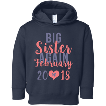 Big Sister Again T-Shirt Butterfly Tee February 2018