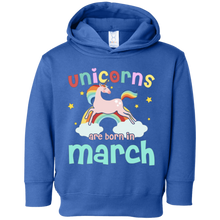 Unicorns Are Born In March T-shirt Lovely Unicorn