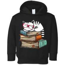 Cat Book Nerd Reader With Glasses Cute Geek Funny T-shirt