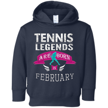Girls' Tennis Legends are Born in February Gift T-Shirt