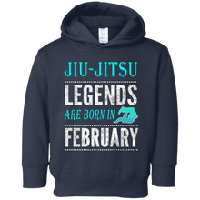 Best Classic Jiu Jitsu Gift T-Shirt, Legends are Born in Feb