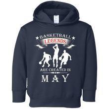 Basketball Legends are Created in May T-Shirt