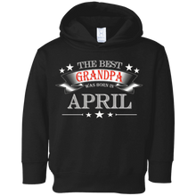 Mens The Best Grandpa was Born in April T-Shirt