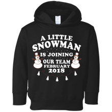 February 2018 A Little Snowman Is Joining Our Team T-shirt