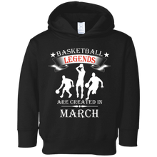 Basketball Legends are Created in March T-Shirt