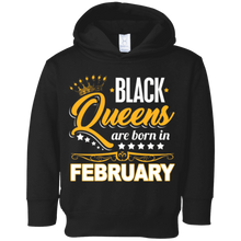 Black Queens Are Born In February Birthday Shirt Melanin