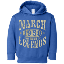 60 years Old 60th Birthday March 1958 Birth of Legend TShirt