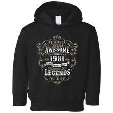 Awesome since 1981 37th Birthday T Shirt 37 Years Old