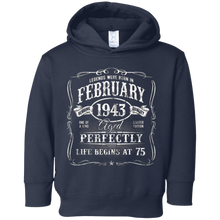 Legends Were Born In February 1943 T-Shirt 75th Birthday