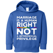 Marriage Is A Human Right: Not A Heterosexual Privilege Tee