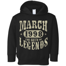 20 years Old 20th Birthday March 1998 Birth of Legend TShirt