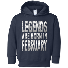 Legends Are Born In February T-Shirt for Birthday