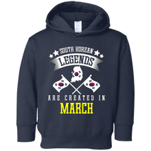 Funny South Korean Legends Are Created In March T-shirt