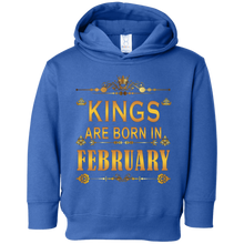 Kings are born in february tshirt