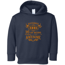 16 Of Being Years Awesome November 2001 Tee Shirt