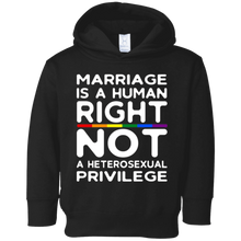 Marriage Is A Human Right: Not A Heterosexual Privilege Tee