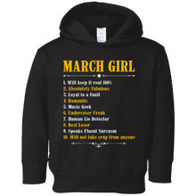 March Girl Will Keep It Real 100% T Shirt