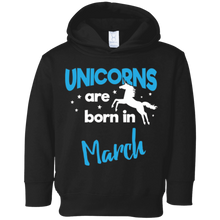 Unicorns Are Born In March T Shirt | Birthday Gift Idea
