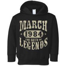 34 years Old 34th Birthday March 1984 Birth of Legend TShirt