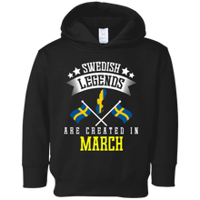 Funny Swedish Legends Are Created In March T-shirt Sweden